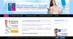 Desktop Screenshot of bicarbonate-de-soude.net